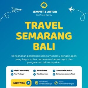 Harga Travel Semarang Bali Turun 10% Fasilitas Tetap Premium
