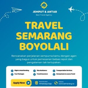 Harga Travel Semarang Boyolali Turun 10% Fasilitas Tetap Premium