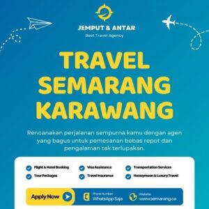Harga Travel Semarang Karawang Turun 10% Fasilitas Tetap Premium