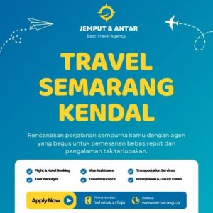 Harga Travel Semarang Kendal Turun 10% Fasilitas Tetap Premium