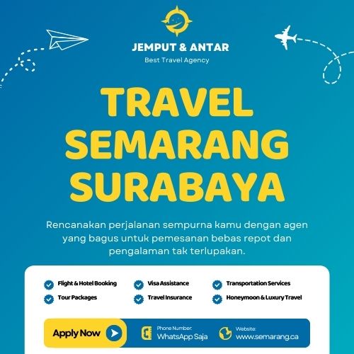 Harga Travel Semarang Surabaya Turun 10% Fasilitas Tetap Premium