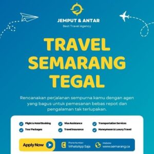 Harga Travel Semarang Tegal Turun 10% Hari ini Fasilitas Tetap Premium